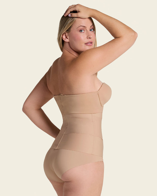 3-Belt custom waist cincher with lumbar support