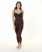 Extra high waisted firm compression legging#color_320-dark-wine