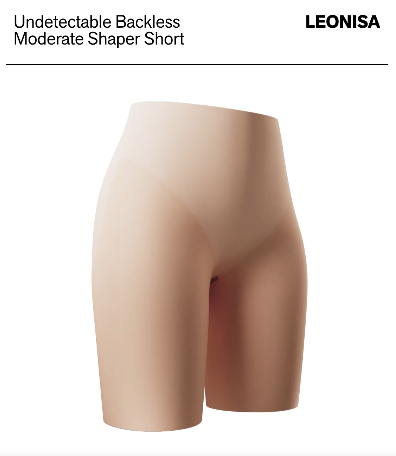 Undetectable Backless Moderate Shaper Short