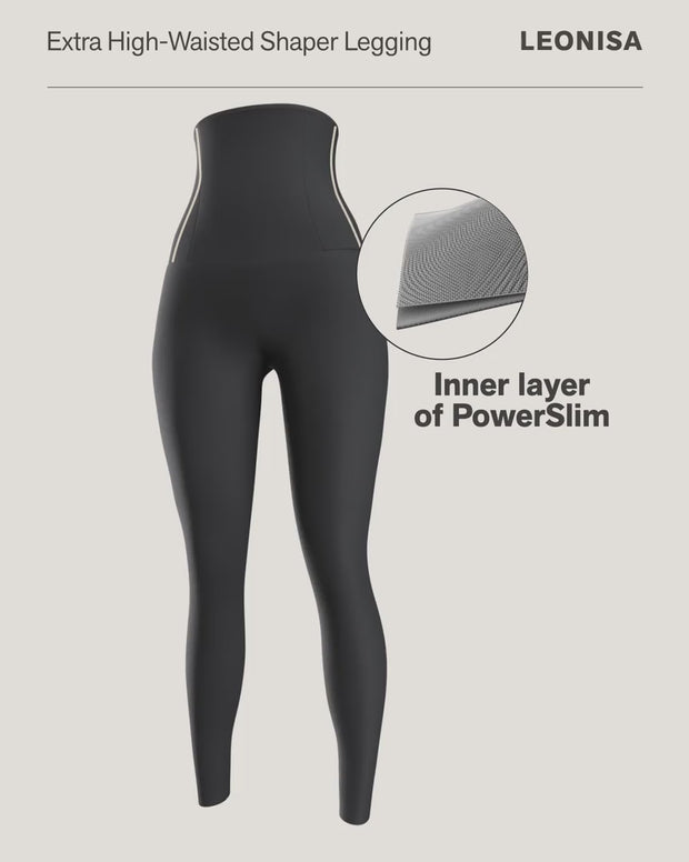 Extra high waisted firm compression legging