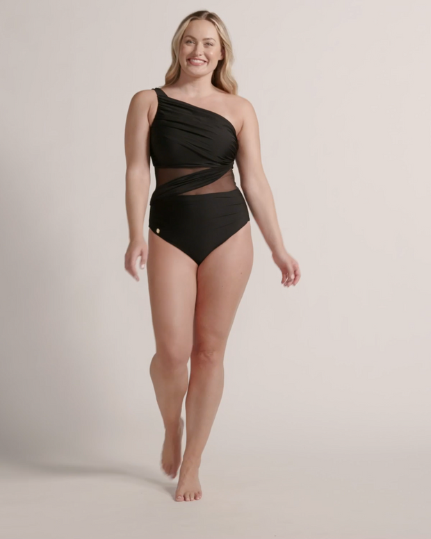 Radiant One-Shoulder One-Piece Shaping Swimsui