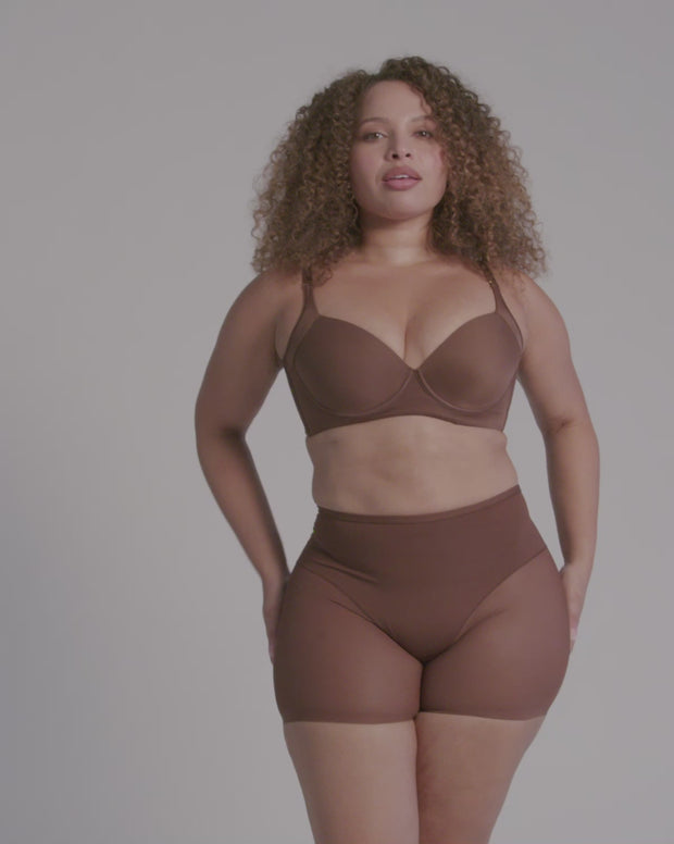 Truly undetectable sheer shaper short