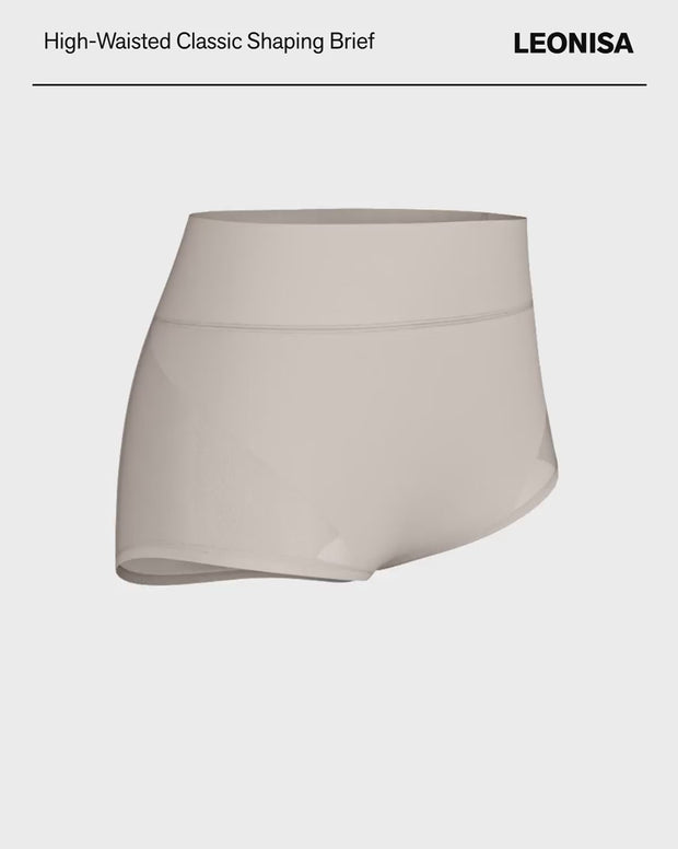High-waisted classic smoothing brief
