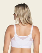 Comfortable posture corrector bra with contour cups - multi/benefit