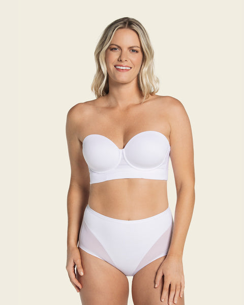 Palmers white strapless padded underwired BRA size us30-32A eu65-70A It1-2A  