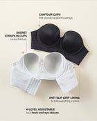 Splendid strapless bra with underwire