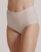 High-waisted stretch cotton shaper panty