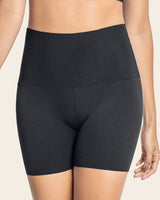 Stay-in-place seamless slip short#color_700-black