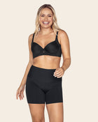 Stay-in-place seamless slip short