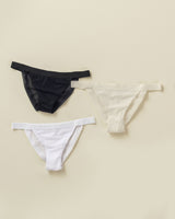 Contrast waistband cheeky panty#color_700-black