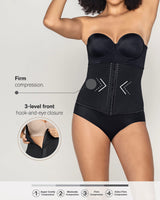 Latex-free sculpting waist cincher#color_700-black