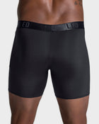Long athletic boxer brief with side pocket
