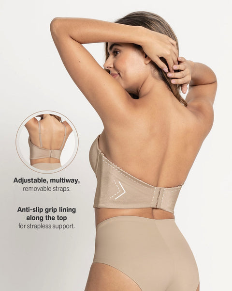 Low cut bustier bra hot sale