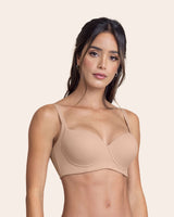 High coverage smoothing t-shirt bra#color_802-nude