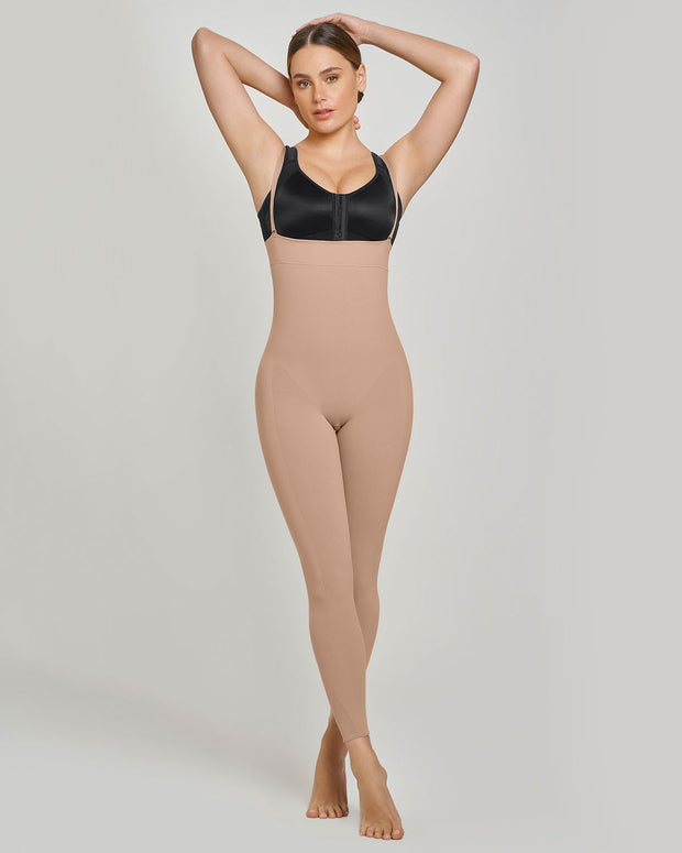 Stage 2 post-surgical ankle length bodysuit#color_852-soft-natural