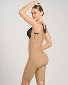 Stage 1 post-surgical short girdle with side zippers and wide straps