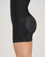 Stage 1 post-surgical short girdle with front hook-and-eye closure#color_700-black